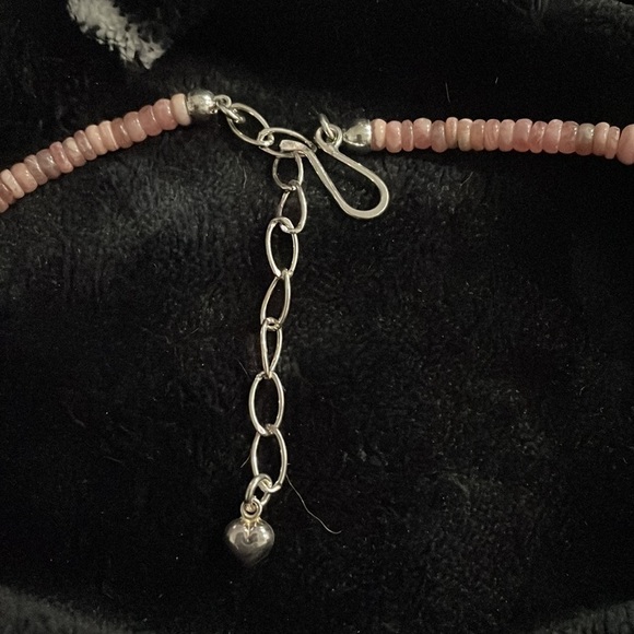 Rhodochrosite bead necklace by Jay King - Picture 10 of 13